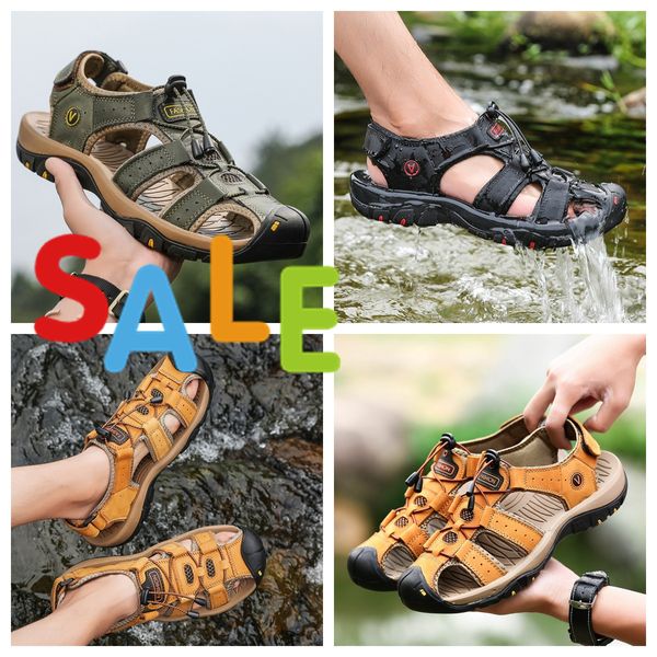 Sportsandalen im Freien Sommer Mode Freizeit Trend grenzüberschreitend übergroße Vorhaut Sandalen Herrenstil Gai Marke Basic Water of Water of Male