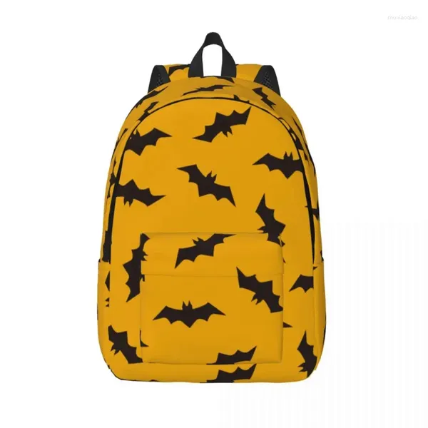 Aufbewahrungstaschen, Halloween-Fledermäuse, Rucksack für Kindergarten, Grundschule, Studenten, Büchertasche, Jungen, Mädchen, Kinder, Tagesrucksack, Outdoor