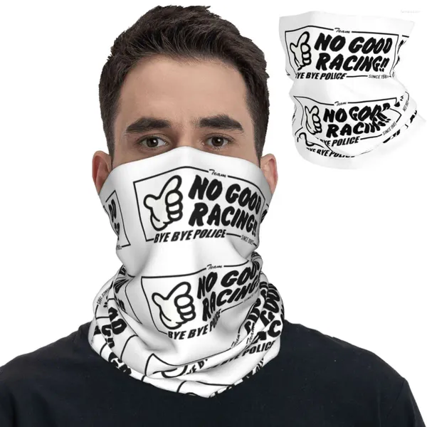 Sciarpe No Good Racing JDM Bandana giapponese Ghetta per il collo Sciarpa avvolgente stampata Copricapo multiuso Pesca per uomini Donne Adulti Tutte le stagioni