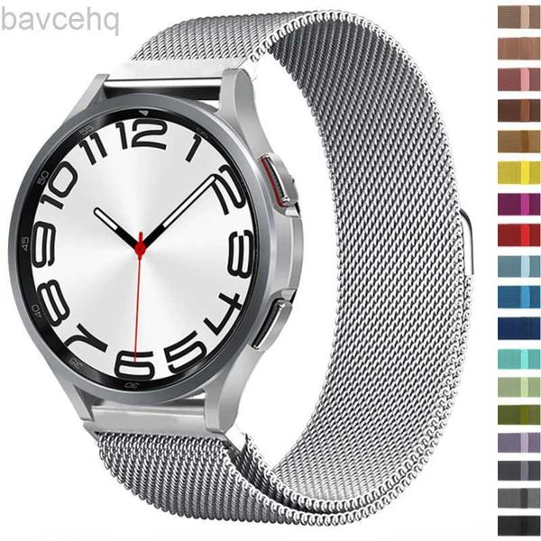 Uhrenarmbänder 20 mm 22 mm Milan Loop Band geeignet für Samsung Watch 6/5/4/Amazfit GTS/GTR/Bip Metallarmband mit Huawei Watch 4/3/GT4-3 Pro Correa 24323