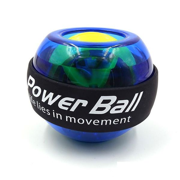 Accessori Attrezzatura da palestra Led Polso Ball Trainer Giroscopio Rinforzatore Gyro Power Arm Ginnico Powerball Esercizio Hine Gym235X Dro Dhqga