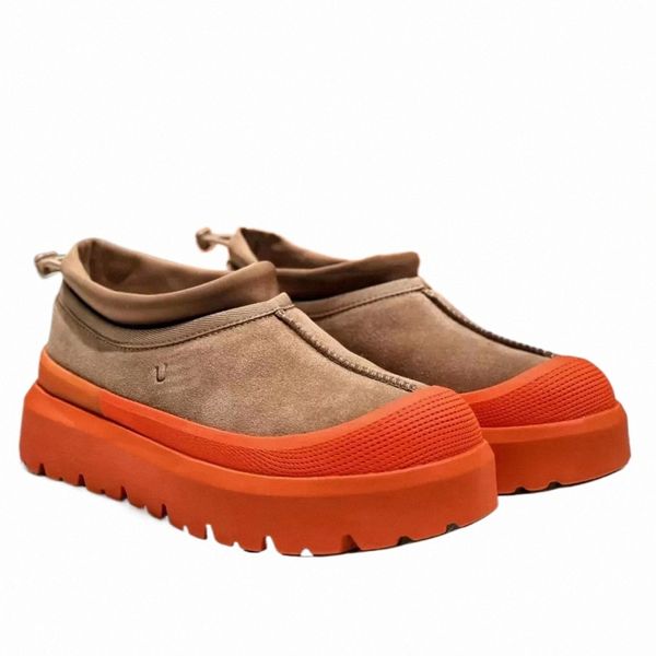 Stivali tazz Mini stivali australiani Tasman Stivaletti medi da donna soffici Stivali in gomma di lusso Tace Stivali da neve con plateau Scarpe casual da esterno piatte Pantofole in pelliccia da uomo Invernali