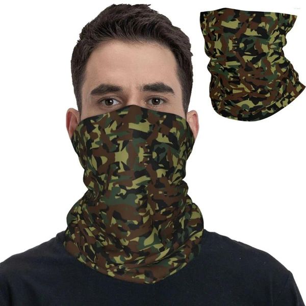 Lenços camufonados capa de pescoço militar de bandana em papel impressão de lenço multifuncional caminhada para homens para homens adultos respiráveis