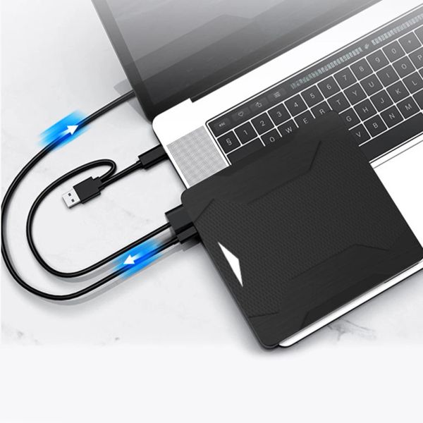 Kutular cdrw brülör sürücü ücretsiz CD DVD oynatıcı USB3.0 TF SD Harici optik sürücü fişi ve bilgisayar dizüstü bilgisayar için mobil cdrom sürücüsü oynat