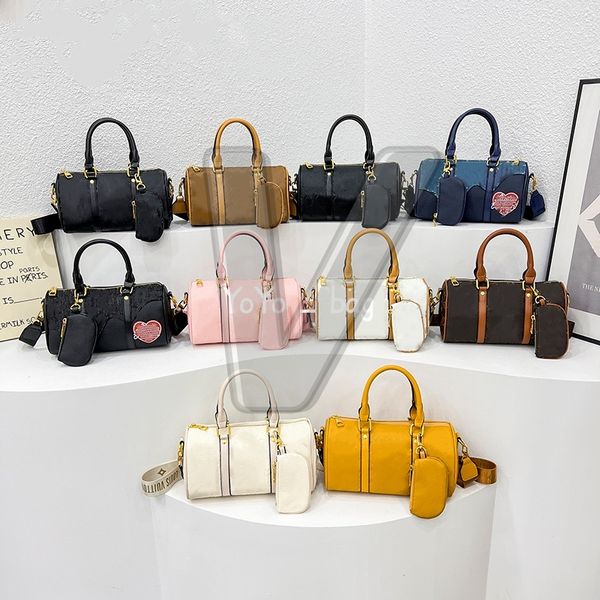 Lüks tasarımcı çantası yüksek kaliteli omuz çantaları gündelik vintage tote inek derisi çift saplı sade klasik mektup moda crossbody cüzdan cüzdan