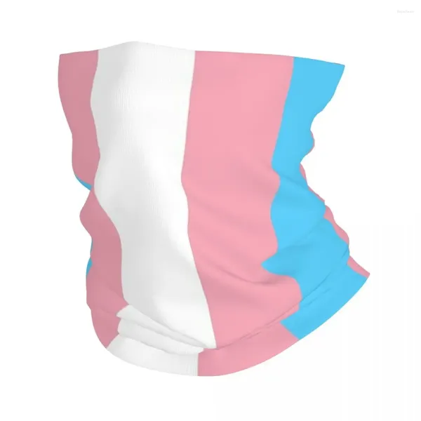 Lenços Transgênero Bandeira LGBT Orgulho Bandana Pescoço Capa Impressa Máscara Cachecol Quente Ciclismo Caminhadas Pesca Para Homens Mulheres À Prova de Vento