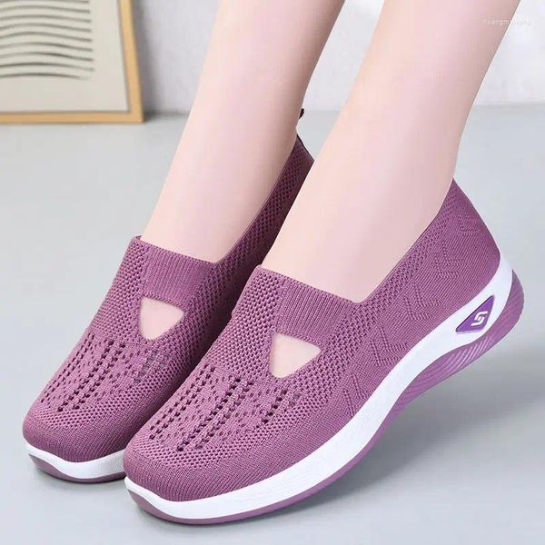 Sapatos casuais verão elegante mulher plana algodão plataforma mocassins confortável feminino tênis tênis ballet apartamentos designer de luxo