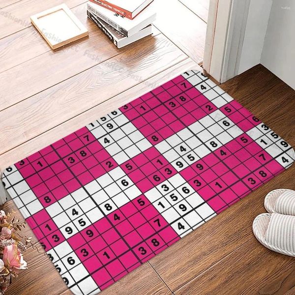 Teppiche Geek Badematte Sudoku Fußmatte Flanell Teppich Outdoor Teppich Home Decor