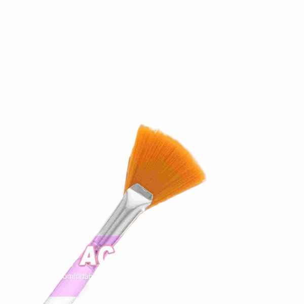 16 stücke Gesicht Flache Schlamm Pinsel Fan Form Applikator Make-Up Werkzeuge Gemischt u55I #