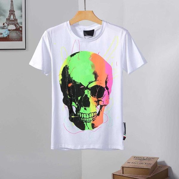 21ss tops Men Donne Designer Skull Diamond Thirts Philipp Plain Tshirt Coat Shorts Shorts Giacche per maglietta jeans Jersey Belts Scarpe 7 4C60