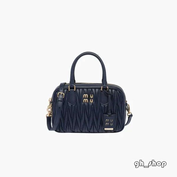 Mui Mui Matelasse Boliche Bolsa Senhora Designer Bolsa Miui Moda Crossbody Luxurys Mesmo Pochette Bolsa Mulheres Embreagem De Couro Tote Maquiagem Ombro Mini Bolsas 3290