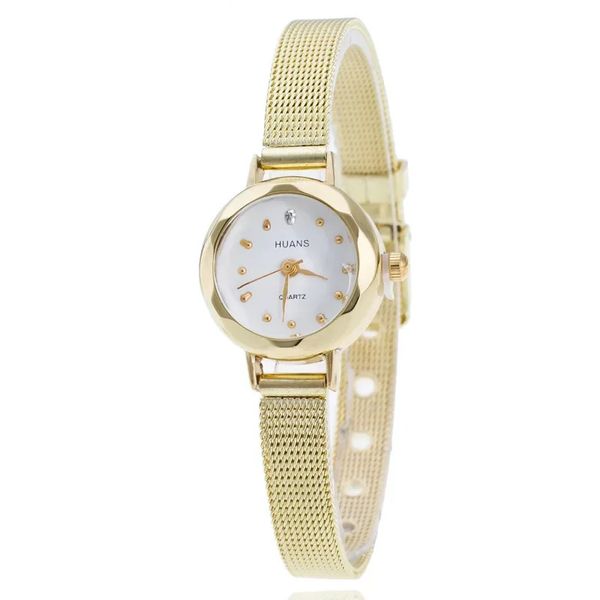 Luxusfrauen Uhr sehen lässige Quarz -Armbanduhr Bracelet Watch Edelstahl Reloj Para Mujer Relog Feminino 240322