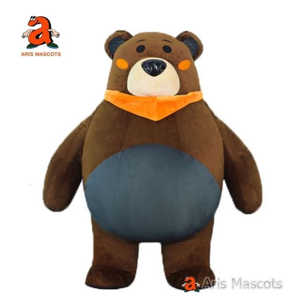 Costumi mascotte 2 m Costume da orso gigante gigante per adulti Costume da passeggio per tutto il corpo Personaggio animale da intrattenimento per palcoscenico