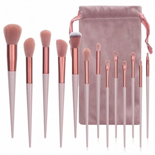 13-teiliges Make-up-Pinsel-Set für Lidschatten, Foundation, Frauen, weiche Kosmetik, Puder, Rouge, Blending, Beauty-Make-up-Instrumente, Make-up-Werkzeuge