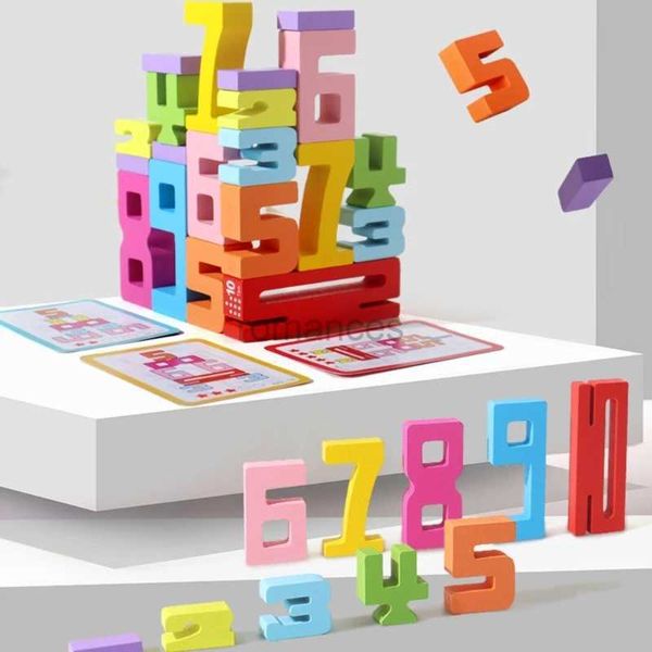 Sortieren, verschachteln, stapeln, Spielzeug, 3D-Digital-Puzzle-Baustein-Set, geeignet für Babys, Montessori, gestapelt, Gehirnentwicklung, Lerngeschenke für Kinder, 24323