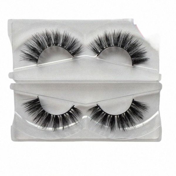 negli USA 50PAIRS 3D visone capelli occhi finti naturali / spessi Lg Eye Les Wi trucco bellezza strumenti Extensi u6pU #