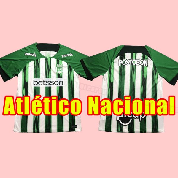 2024 Atlético Nacional Medellín Camisas de futebol 25/24 Home D.PABON J.DUQUE DA COSTA JARLAN ROMAN Camisa Away S.MOSQUERA CANDELO Homem Uniforme de futebol torcedor jogador