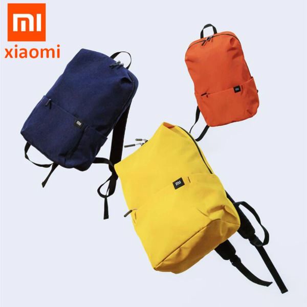 Сумки Оригинальный рюкзак Xiaomi Mi 10л, 8 цветов, 165 г, городской досуг, спортивные нагрудные сумки для мужчин и женщин, сумки унисекс на плечо небольшого размера