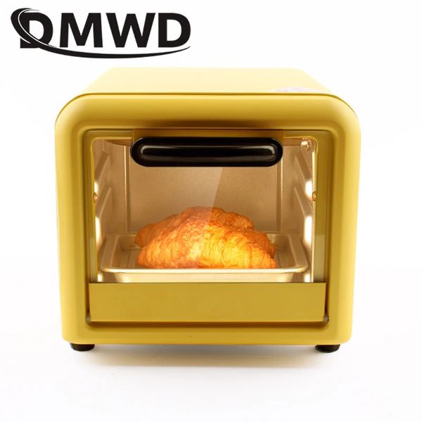 DMWD Multifunktions-Mini-Elektro-Pizza-Crêpe-Bäckerei, Bratenofen, Grill, Frühstücksmaschine, Kekse, Kuchen, Brotbackmaschine, Backen, Toaster 230308