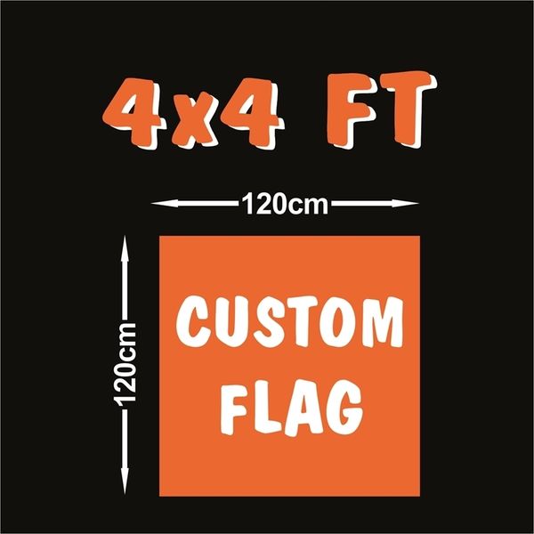 4x4ft Custom Design Home Dekoration Wandbehang Rockmusik Poster Fans Polyester Drop Flags Banner 240301