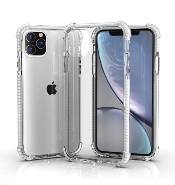 Casos de telefone de acrílico transparente transparente à prova de choque premium para iPhone 15 14 13 12 11 Pro Max Mini XS Max X XR 6 7 8 Plus Proto Proo Militar