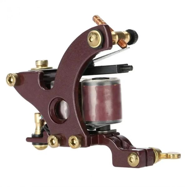 Máquina Retro 10warp Bobinas Tattoo Machine Tattoo Tattoo Gun Shader Liner Tatoo Motor Armas para Acessórios para Tatuagem de Maquiagem do Corpo Permanente