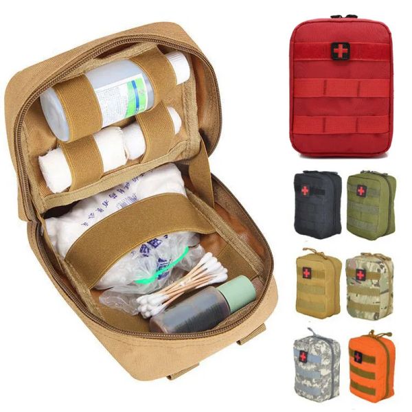 Taschen Taktische Taktik Molle EDC Beutel Militärjagd Taille Pack Erste Aid Kit Tasche Taschenlampe Notfallwerkzeuge Beutel Camping Überlebensbeutel