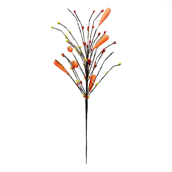 Çiçek Düzenlemesi için Dekoratif Çiçekler Merkez Parçası Çelenk Köpük DIY Yaratıcılık Kesimleri Yapay Paskalya Sprey Vine Pastel