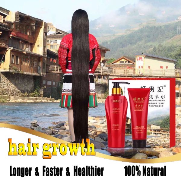 Produtos 350ml+ 220ml Rice Cabelo Cap cabelo Condicionador Anti -Hair Praw Fast Grow Ative Scalp Hair Care para homens Mulheres