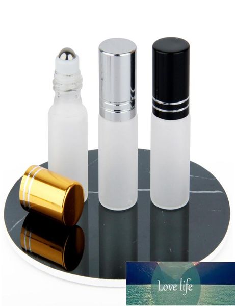 100 pezzi 5ml vetro smerigliato rotolo su olio essenziale mini bottiglia di profumo fiala bottiglia campione di profumo vuota da viaggio2699538