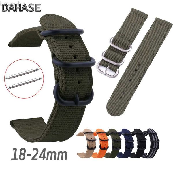 Assista Bandas Nylon Strap 18mm 20mm 22mm 24mm Samsung Gear Amazfit Moto Universal Knit Pulseira 24323