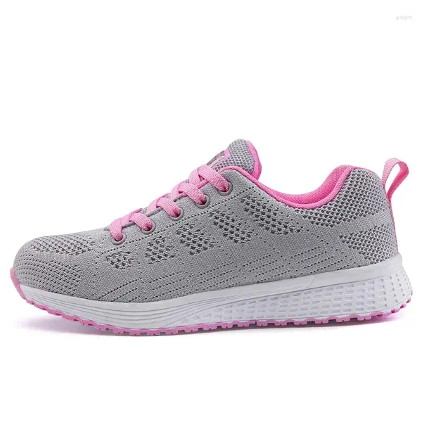 Casual Schuhe Schnüren Leichte Frau Sport Turnschuhe Laufen Trainer frauen Sport 2024 Skor Große Trnis Erwachsene 0118