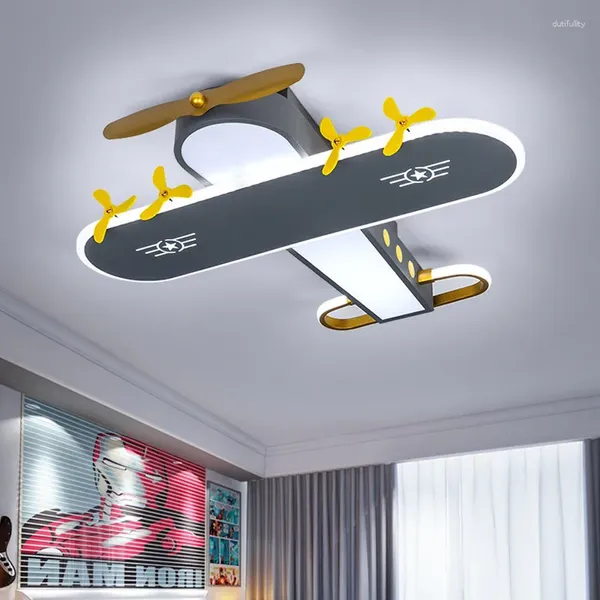 Deckenleuchten Hubschrauber Flugzeug Licht LED Jungen Schlafzimmer minimalistische moderne kreative Jugendzimmer Kinderlampen