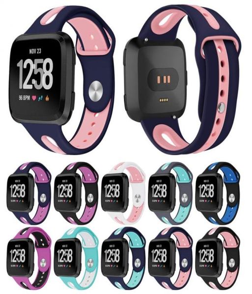 Per Fitbit Versa 2 Smart Watch cinturino in morbido silicone sportivo cinturino di ricambio braccialetto4251004