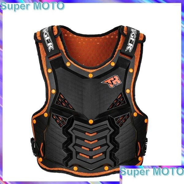 Abbigliamento da motociclista Rally Armatura Gilet Petto Schiena Corpo Motocross Equipaggiamenti protettivi Giacca Gilet da moto per uomo Consegna a domicilio Automobili Otybv