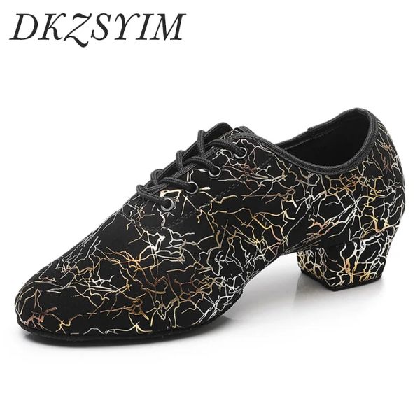 Stivali dkzsyim unisex danza scarpe da ballo latino donna sala da ballo tango scarpe da ballo latina per uomo scarpe jazz di scarpe jazz