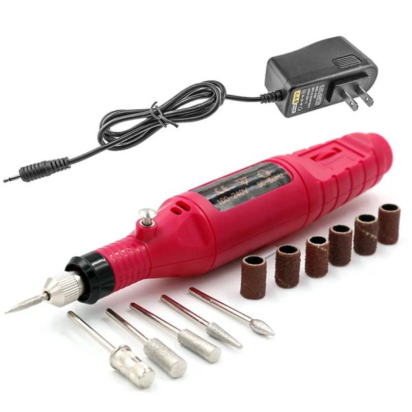 Penne 20000 giri / min Mini Electric Electric Hine Kit Hine Manicure Hine Nail Art Pen File per unghie per unghie per unghie per unghie kit Gel Rimuovi