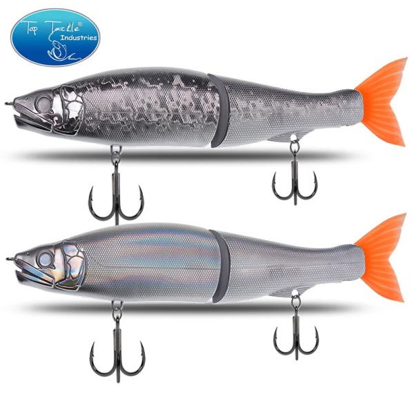 Köder unlackiert Swimbait DIY Angelköder Laserpapier gegliederter Köder langsam sinkend schwimmend 303 mm Topwater-Abschnitt Swimbait Bass