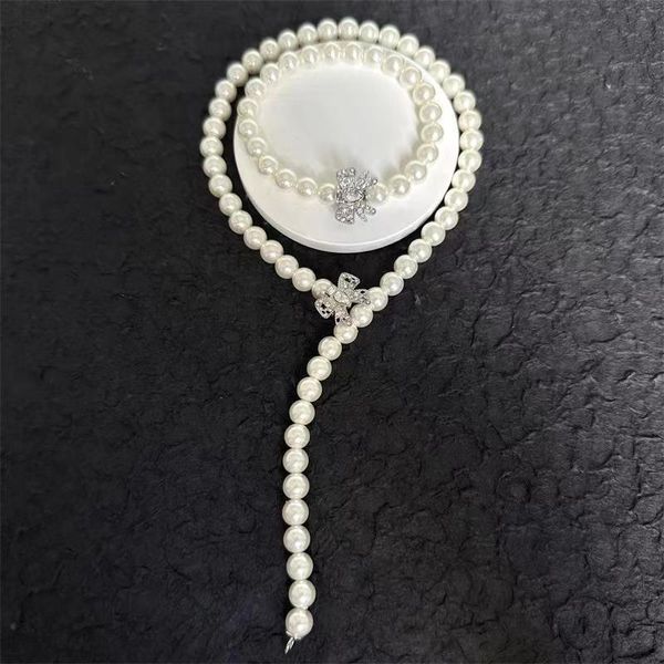 Mui Pearl Collece Bracelet Light Luxury Fashion Универсальная высококачественная пряжка для бабочек подвесные жемчужные украшения