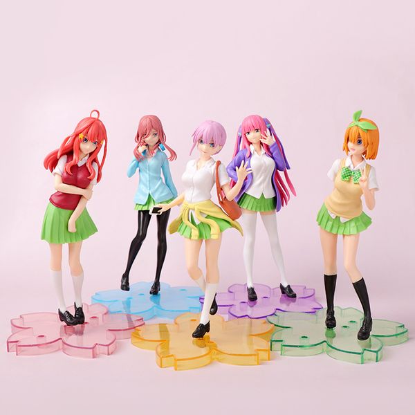 Bonito meninas crianças anime figuras bonecas artesanais pvc personagens estátuas casa decorações carro jóias ventilador favoritos conjunto envio enviar aa89