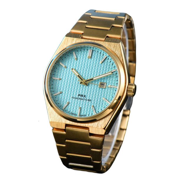 Nuovo marchio Quartz Sky da uomo più venduto, orologio semplice ed elegante con cinturino in acciaio antiruggine