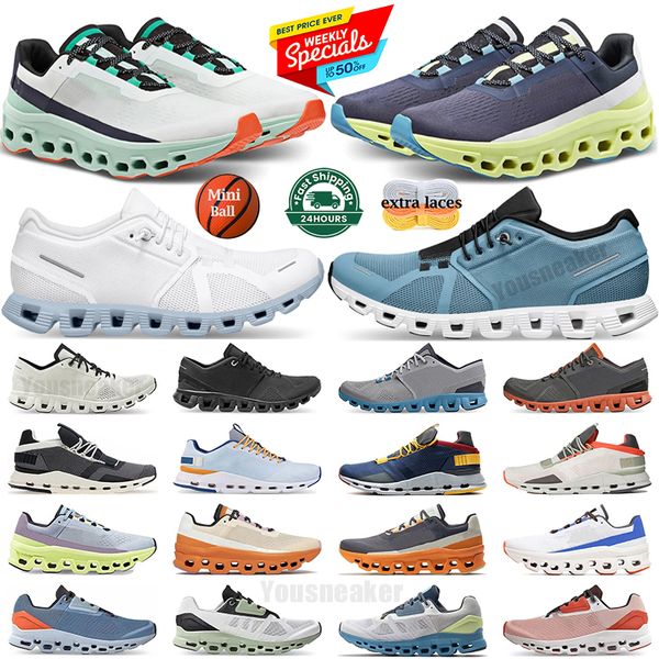 Sapatos de nuvem para homens mulheres cloudmonster tênis de corrida monstros nuvens eclipse ferro açafrão feno lumos triplo preto designer masculino mulheres tênis treinadores tamanho 36-45