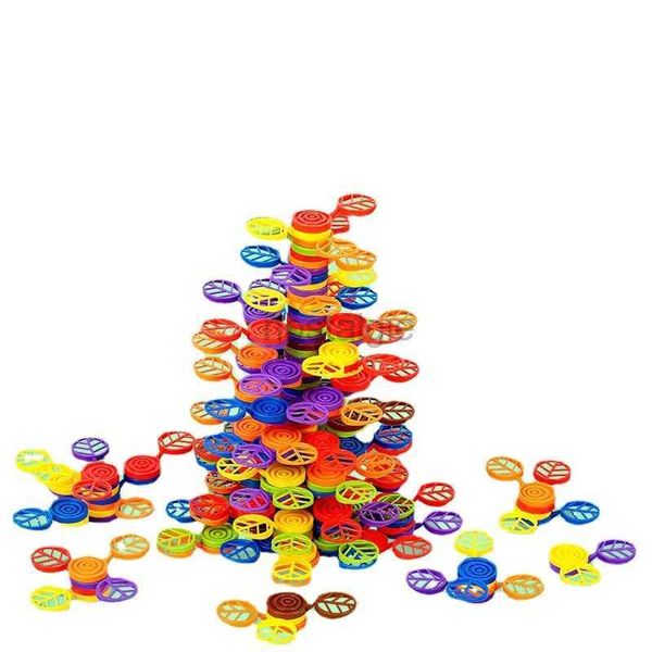 Ordinamento di giocattoli impilabili impilabili 60/120 Arcobaleno Albero Blocchi di plastica impilati Gioco di equilibrio Giocattoli da costruzione Educazione Montessori Regalo di compleanno per ragazzi e ragazze 24323