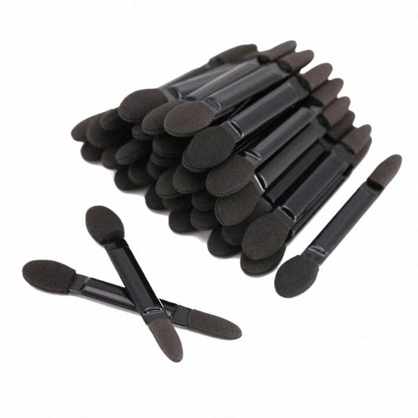 30 pçs/set Eyeshadow Aplicador Spge Double Ended Portátil Eye Shadow Brushes Nail Mirror Powder Brush Beauty Makeup Tool f6wu #