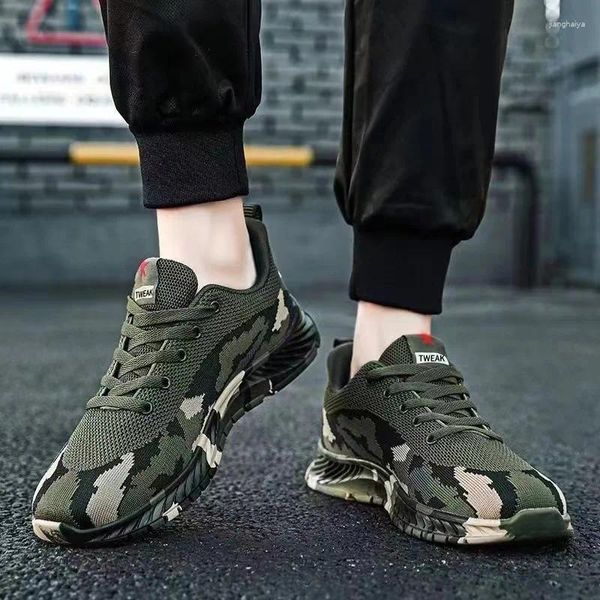 Scarpe da ciclismo Camouflage Corsa Tessuto Sport Escursionismo all'aria aperta Moda casual Comodo Allenamento per studenti