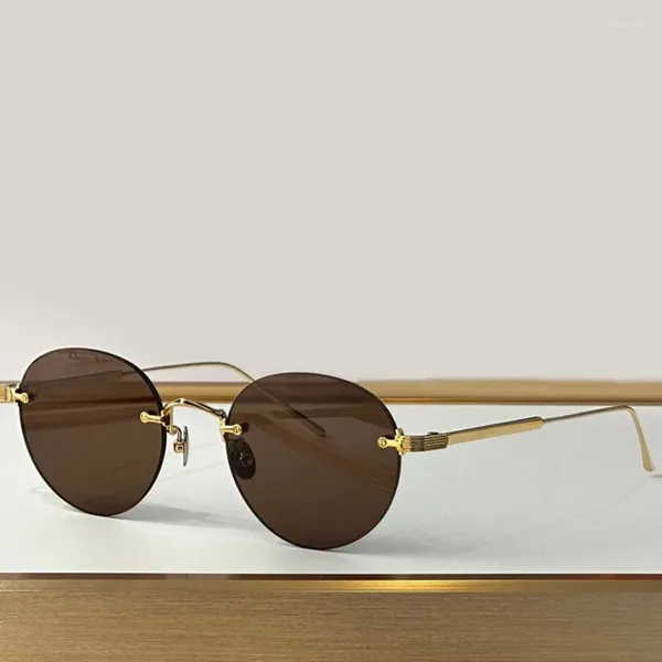 Солнцезащитные очки CT0393S мужские безрамные из сплава модный брендовый дизайн уличные квадратные классические солнцезащитные очки UV400 в стиле ретро со звездами
