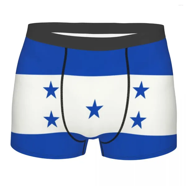 Unterhosen Custom Honduras Flag Unterwäsche Männer Breathbale Boxershorts Shorts Höschen weich für Männer