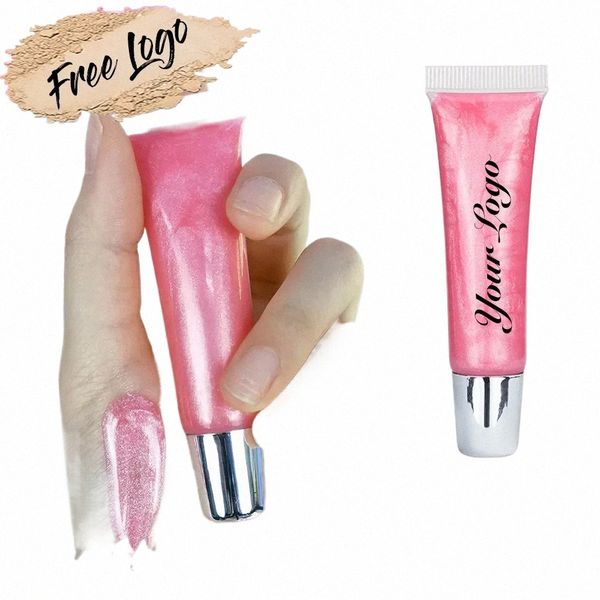 China Fornecedor Nenhuma marca personalizada seu logotipo Fruity Lipgloss Lip Gloss Tubes Atacado P62 P81 P104 Z4AA #