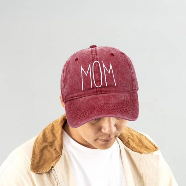 Cappello da baseball ricamato mamma, regalo per la festa della mamma, per zaino in spalla in palestra