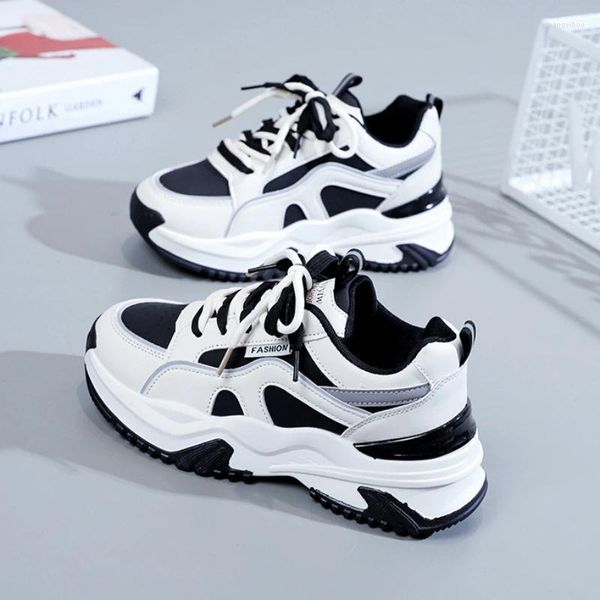 Casual Schuhe Plattform Frauen Vulkanisierte Atmungsaktive Frauen Turnschuhe Spitze-up Damen Klassische Chunky Tenis De Mujer